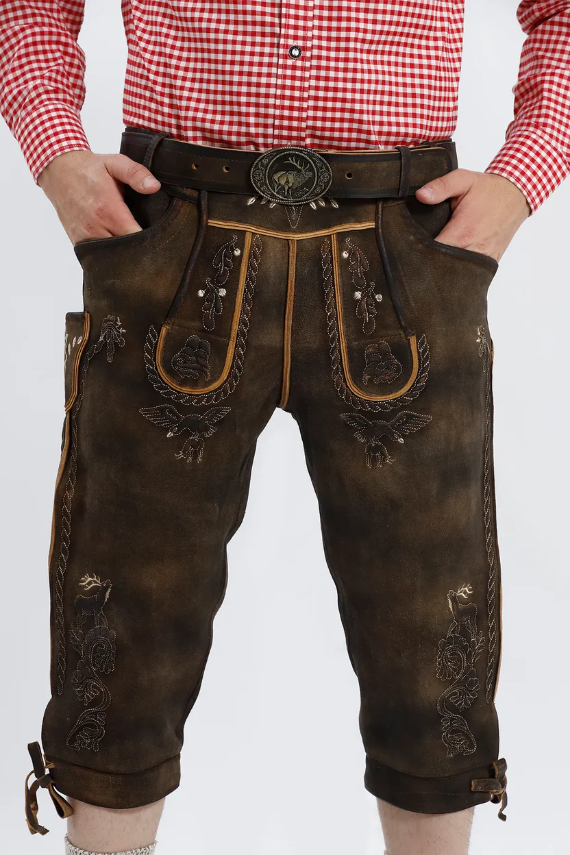 Authentic German Bundhosen For Men in Vintage Brown F.webp Authentic German Bundhosen For Men in Vintage Brown F.webp