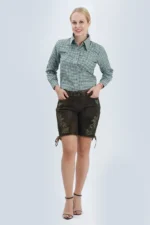 Bavarian Beauty Female Lederhosen with Majestic Deer Design.webp