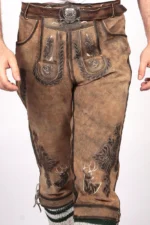 Bavarian Classic Long Bundhosen Brown GJ.webp