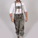 Bavarian Classic Long Bundhosen Gray.webp