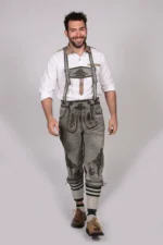 Bavarian Classic Long Bundhosen Gray.webp