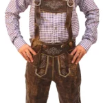 Bundhosen Knee Length Trousers Wild Brown.webp