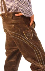 Bundhosen Knee Length Trousers Wild Brown F.webp