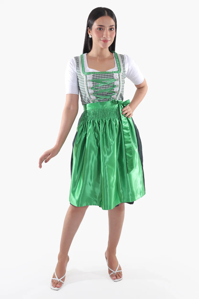 Classic Green Checkered Dirndl.webp Classic Green Checkered Dirndl.webp