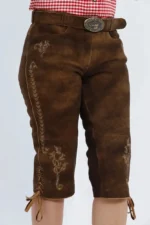 Delicate Embroidered Women Long Lederhosen k.webp