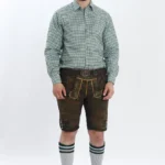 German Lederhosen Men Shorts Ash Brown.webp