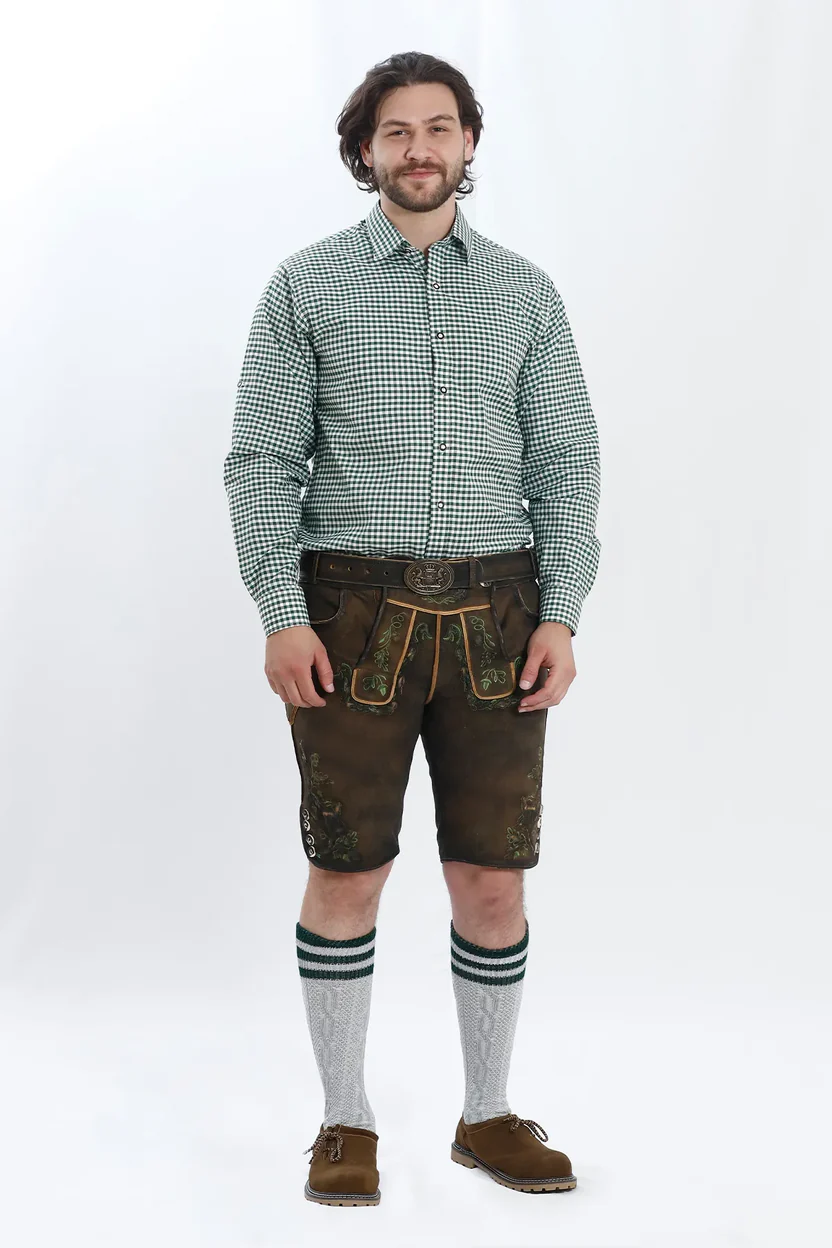 German Lederhosen Men Shorts Ash Brown.webp German Lederhosen Men Shorts Ash Brown.webp