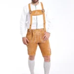 German Lederhosen Men in Natural Brown.webp