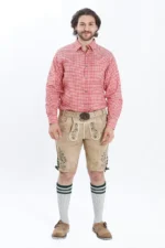 Handcrafted Oktoberfest Lederhosen in Pearly White.webp