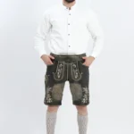 Premium German Lederhosen Men Black Rust.webp