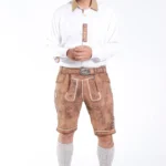 Premium German Lederhosen Men Buff Brown.webp