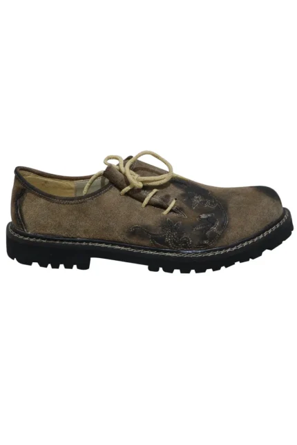 Trachten Lederhosen Shoes Light Brown Original Leather.webp