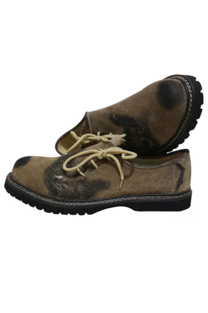 Trachten Lederhosen Shoes Light Brown Original Leatherh.webp