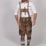 Trachten Short Lederhosen Shaded Wild Brown 1.webp