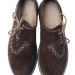 Traditional Lederhosen Shoes Dark Brown.webp